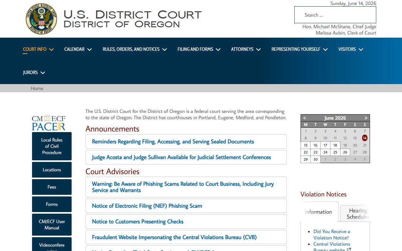Jackson County Circuit Court federal district court records access